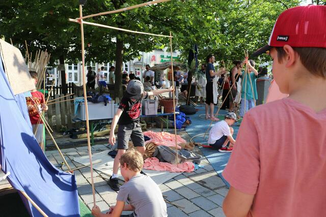 Mitmachaktionen für Kinder fanden großen Anklang.