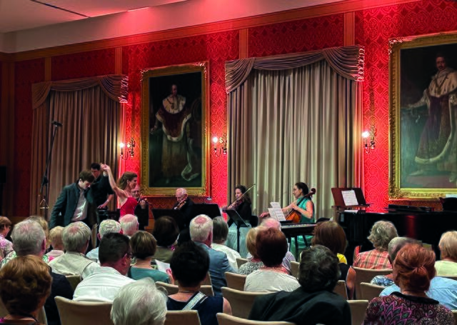 Beim Serenadenkonzert von „Ensemble Phoenix“ waren abwechslungsreiche klassische Musikstücke zu hören. | Foto: Stadtverwaltung