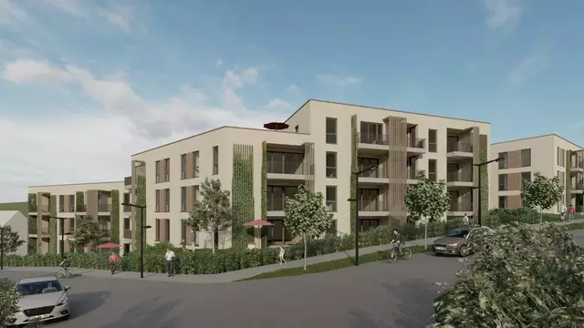 Die Stadt bietet attraktive Wohnungen in der Wohnanlage „Burgfriedenhöfe“ an. | Foto: Stadtverwaltung Pfaffenhofen