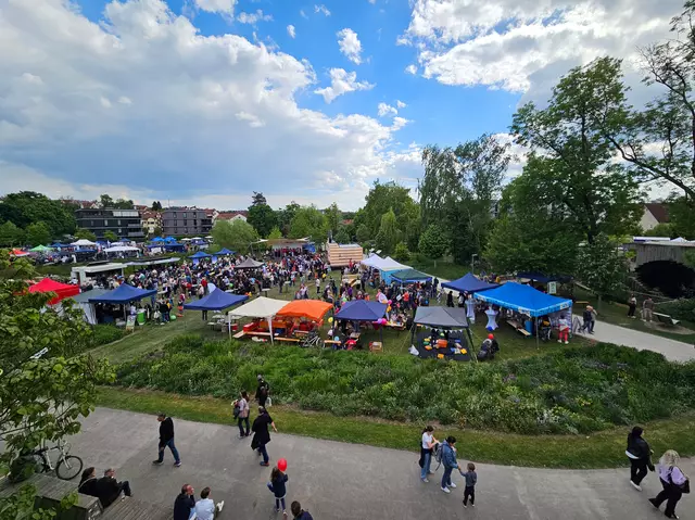 Beste Stimmung beim großen Neubürgerfest im Bürgerpark. | Foto: Stadtverwaltung Pfaffenhofen a. d. Ilm