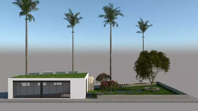 So soll das nachhaltige Gebäude aussehen (Visualisierung).
 | Foto: © Stadtverwaltung Pfaffenhofen a. d. Ilm