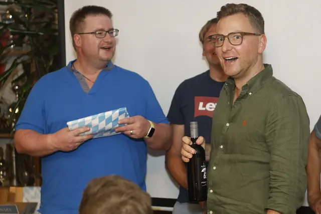 Julian Diemer freute sich sichtlich, wieder bei seinem Heimatverein zu sein.