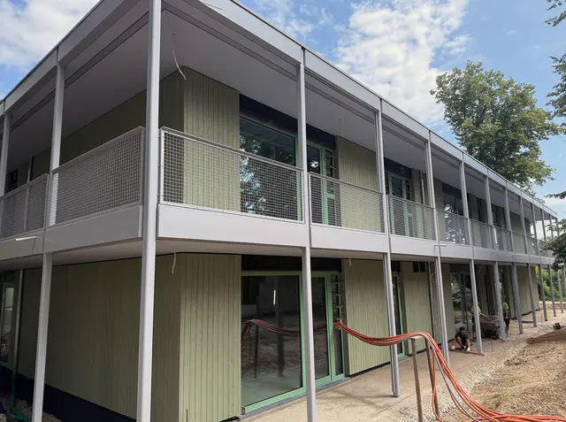 Die Kita St. Elisabeth wird momentan gebaut und die Kinder werden voraussichtlich im Mai 2026 einziehen.  | Foto: Katrin Cleemen, Stadtverwaltung