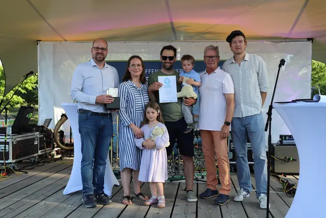 Den Jurypreis (CO2-Wirkung) bekommt Familie Dörrich.  | Foto: Stadtverwaltung