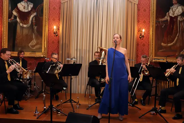 Das Ensemble GoldMund trat in der letzten Rathauskonzert-Saison im Festsaal auf.  | Foto: © Stadtverwaltung Pfaffenhofen a. d. Ilm