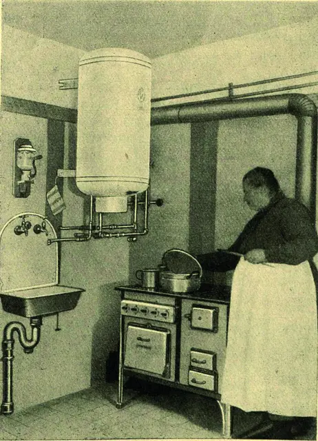 Moderner Küchenstandard in den 1930er Jahren bei der Hebamme Maria Märkl  | Foto: Stadtarchiv Pfaffenhofen