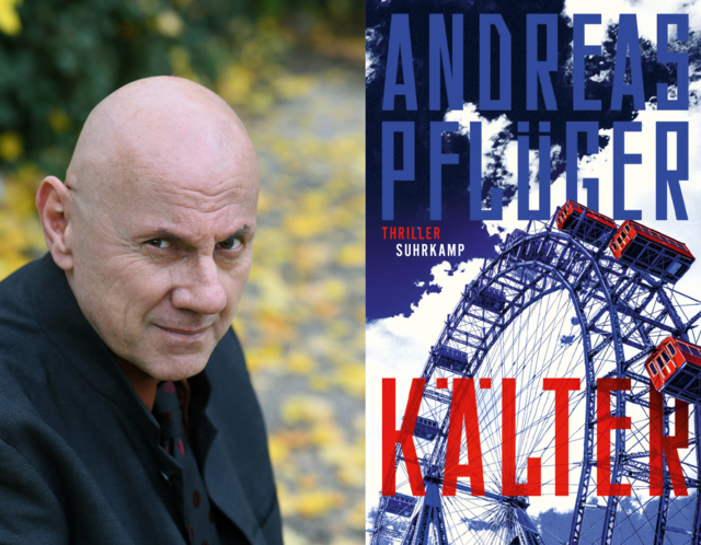 Autor Andreas Pflüger gibt seinem Publikum einen Einblick in das Buch „Kälter“.  | Foto: Susanne Schleyer I Suhrkamp Verlag