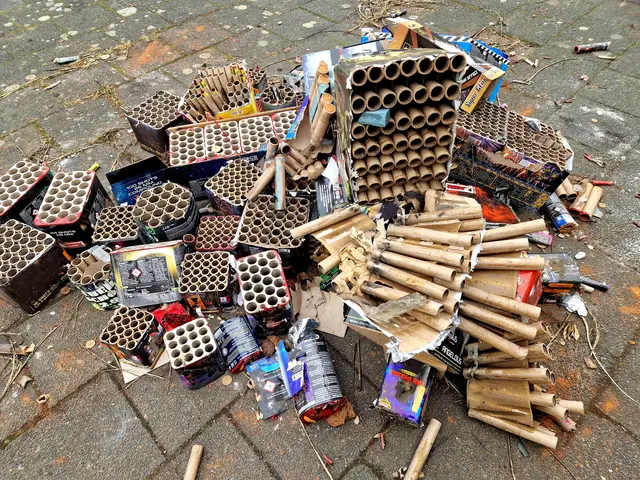 Silvestermüll sollte in den Müll-Containern auf dem Hauptplatz entsorgt werden.
 | Foto: © istock.com/Lorado