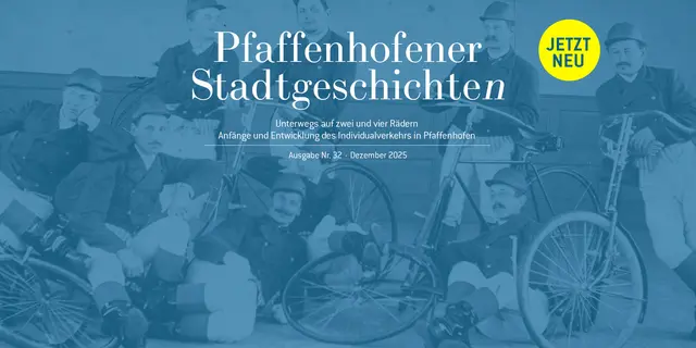 Das Titelbild der neuen Ausgabe zeigt die Mitglieder des Veloziped-Clubs um 1895.  | Foto: © Familie Prechter