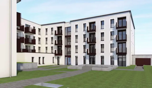 Mitten in Pfaffenhofen entsteht die Seniorenwohnanlage St. Franziskus, ein Bauprojekt der Hl. Geist- und Gritsch’schen Stiftung.
 | Foto: Architekturbüro Archizel