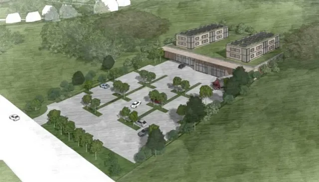 Planentwurf für den Supermarktstandort aus der Sitzungsvorlage | Foto: Eichenseher Ingenieure