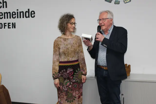 Die Islamwissenschaftlerin Susanne Odin und Sepp Steinbüchler