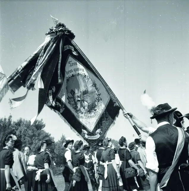 Aufnahme vom Trachtenfest 1952 | Foto: Stadtarchiv Pfaffenhofen