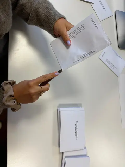 Viele Bürgerinnen und Bürger haben per Briefwahl gewählt. 