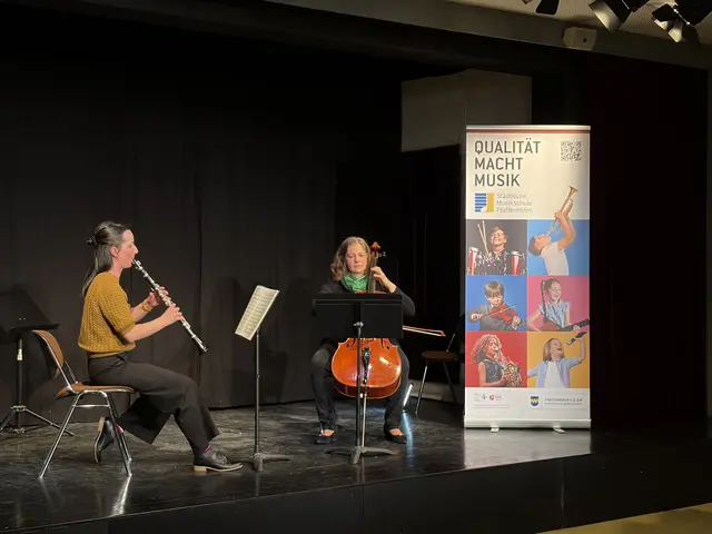 Musikalischer Beitrag der Städtischen Musikschule Pfaffenhofen beim Montagskonzert im Rahmen der Wochen gegen Rassismus.  | Foto: © Städtische Musikschule Pfaffenhofen