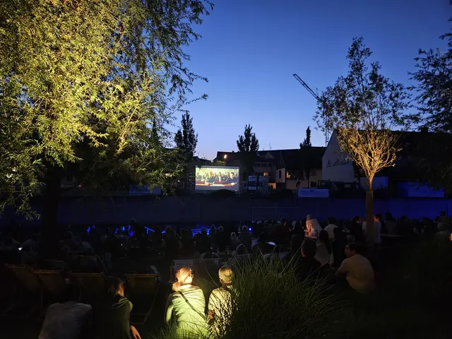 Gemütliches Open-Air-Kinoerlebnis bei der Kurzfilmnacht auf der Ilminsel Pfaffenhofen. | Foto: © Stadtjugendpflege Pfaffenhofen