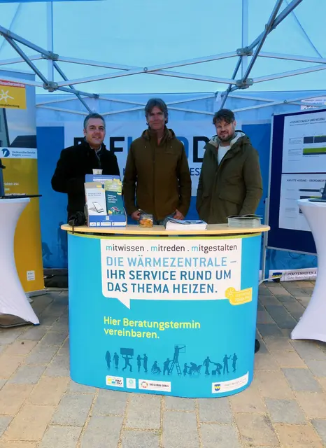 Stand der Wärmezentrale beim Martinimarkt 2026. | Foto: Stadtverwaltung, Caroline Brinck