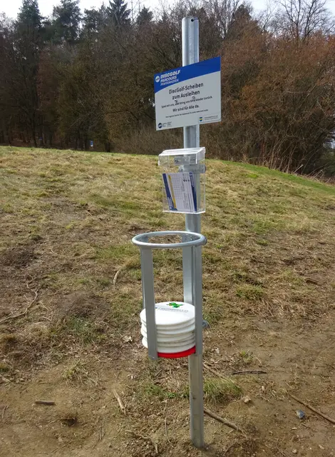 Der DiscGolf-Parcours in Pfaffenhofen wird Anfang Mai offiziell eröffnet. | Foto: © Karolina Huber, Stadtverwaltung Pfaffenhofen a. d. Ilm