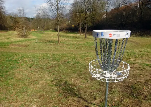 Der DiscGolf-Parcours in Pfaffenhofen wird Anfang Mai offiziell eröffnet. | Foto: © Karolina Huber, Stadtverwaltung Pfaffenhofen a. d. Ilm