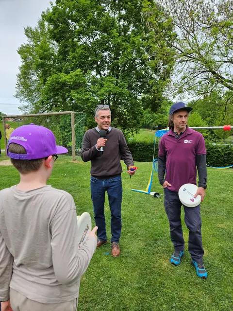 Bürgermeister Thomas Herker erzählte von seinen eigenen Erfahrungen mit dem Sport.