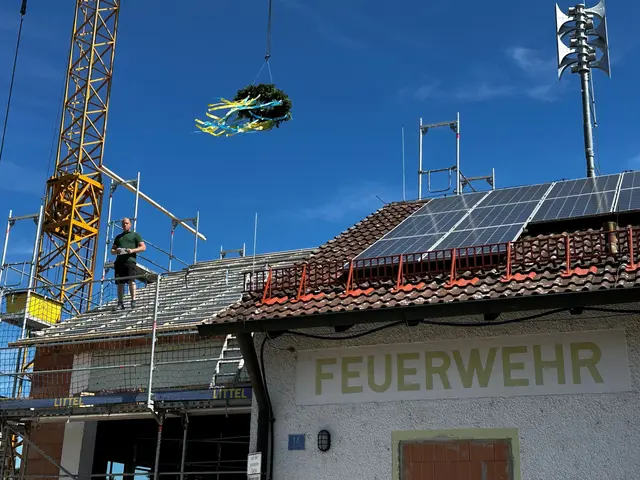 Den Richtspruch sprach Zimmerer Hofbauer.
