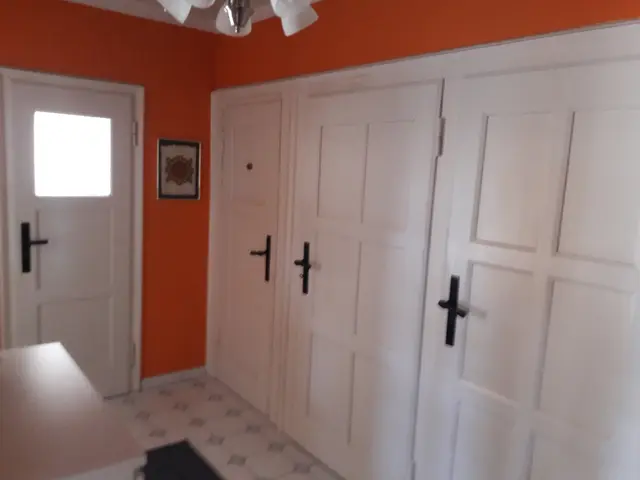 Originale Türen mit Holzklinken