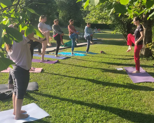 Yoga am Morgen unter freiem Himmel | Foto: Sabine Sopp