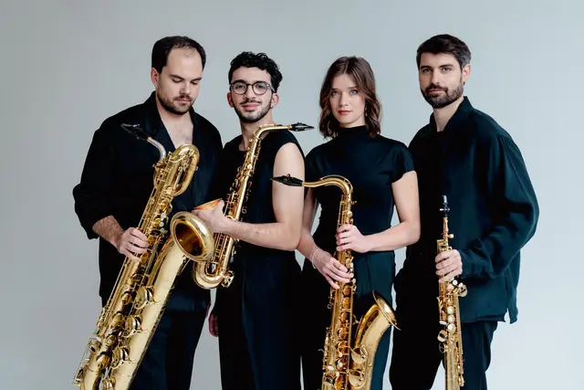 Das Zusatzkonzert mit dem Arcis Saxophon Quartett und Perkussionist Christian Benning verspricht ein Highlight der neuen Rathauskonzertreihe zu werden.  | Foto: arcisvisual