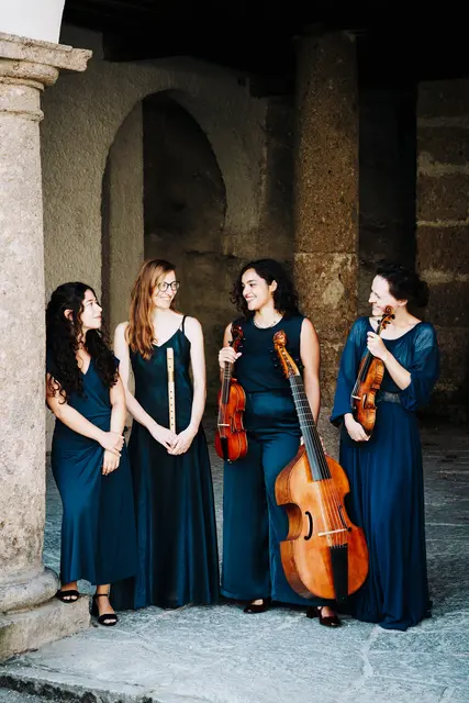 Die vier Musikerinnen von Tra Noi eröffnen die diesjährige Rathauskonzert-Saison am 11. Oktober.  | Foto: © Amir Kaufmann