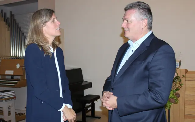 Dr. Verena Hammes und Apostel Andreas Sargant