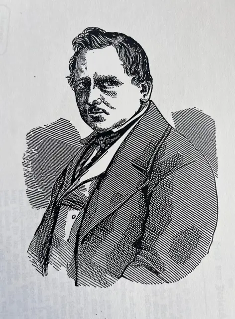 Stadtchronist Joseph Heinrich Wolf (Holzschnitt) 