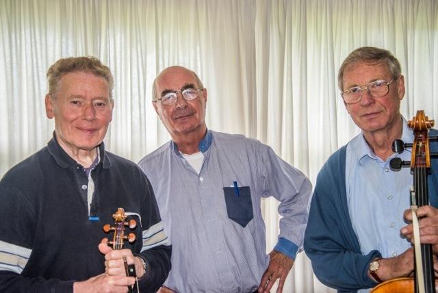 Die drei Spitzenmusiker Janos Maté, Karl Betz und Franz Amann (von links) laden am Samstag, 11. Oktober, um 17 Uhr zu einer öffentlichen Probe in den Festsaal des Pfaffenhofener Rathauses ein.