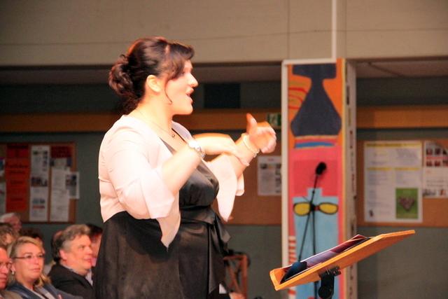 Unsere Chorleiterin Martha Zeilhofer