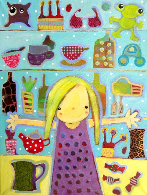 Kinderzimmerbild von Monika Staber
