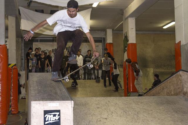 Korbinian Rückoldt beim Beatboardcontest 2016 | Foto: Tom Strasser/ doldenroller.de
