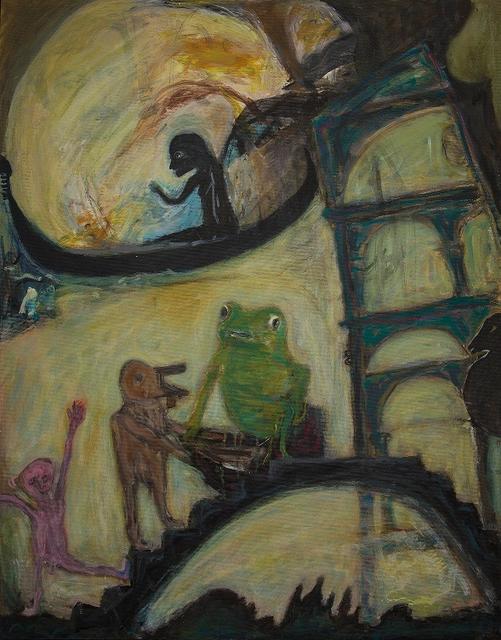 Georg Pamler: Frosch in Venedig 1992
