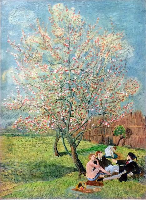Günter Fleischhauer, van Gogh kombiniert Picknick a la Manet