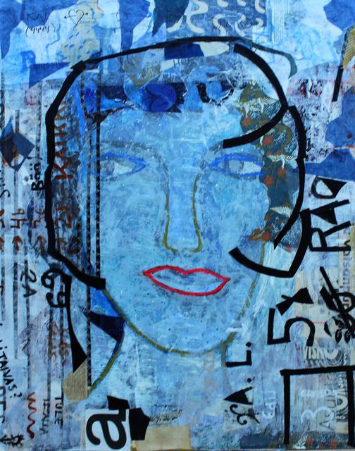 "Blaue Frau" (2019) von Tuija Unho-Berger | Foto: Arnold Berger