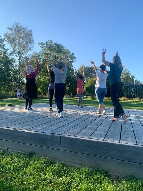 Unser erstes Treffen im Bürgerpark!