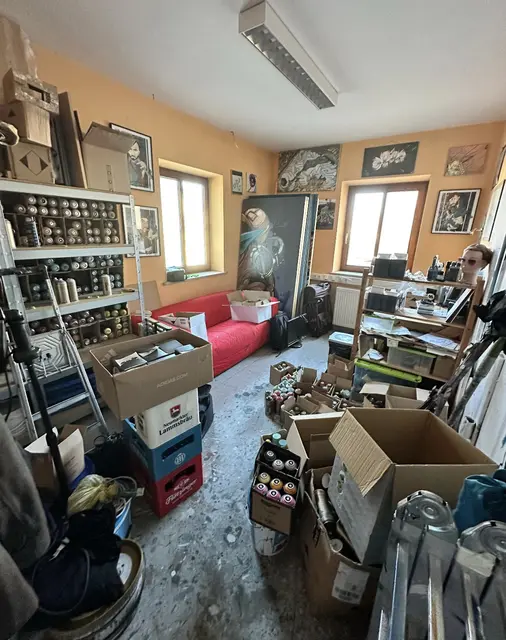 Blick ins Atelier von Andreas CARE Dill | Foto: Andreas CARE Dill