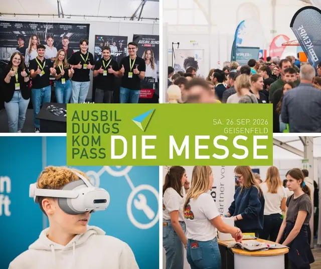 Hier sehen sie ein Bild von der Ausbildungsmesse in Geisenfeld.